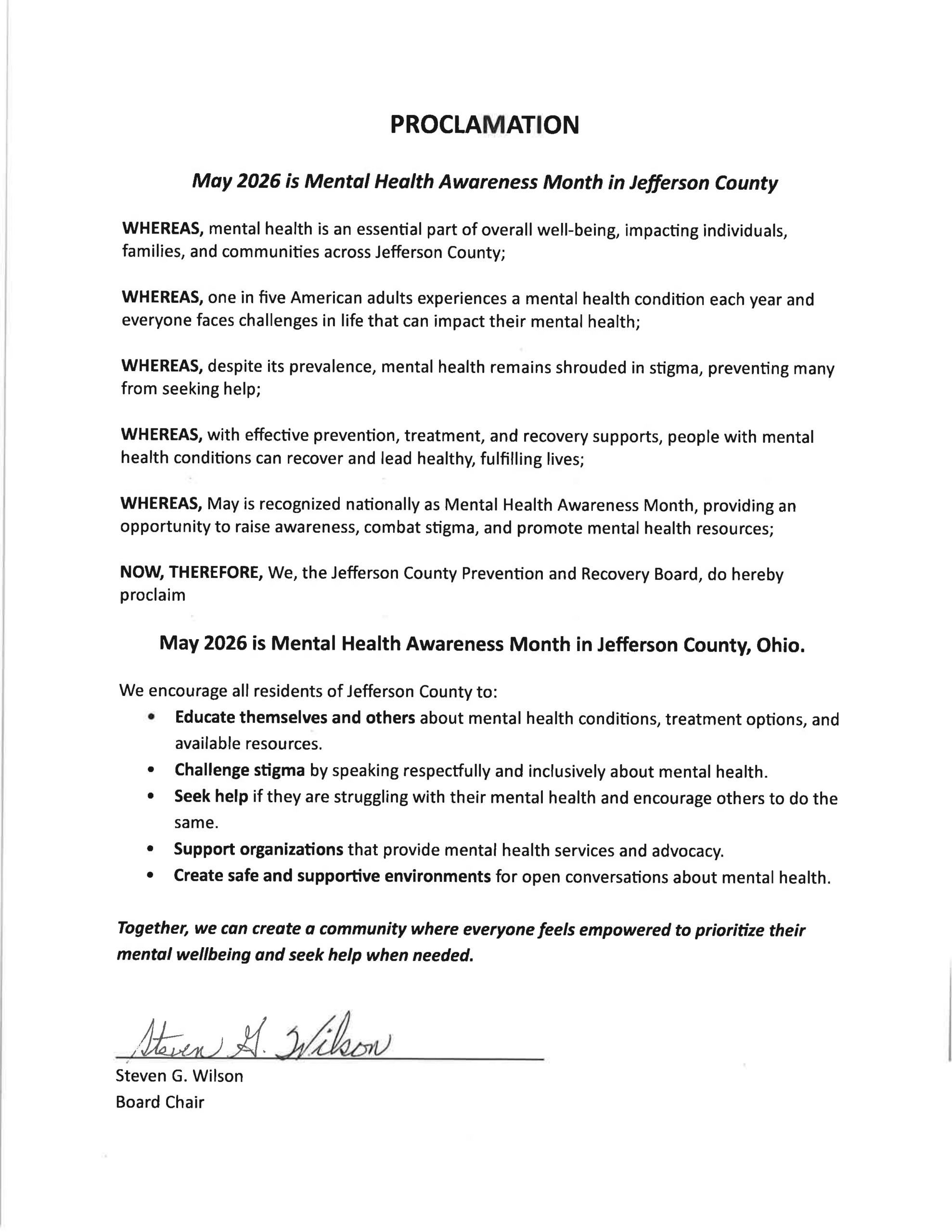 May 2026 is Mental Health Awareness Month in Jefferson County ...